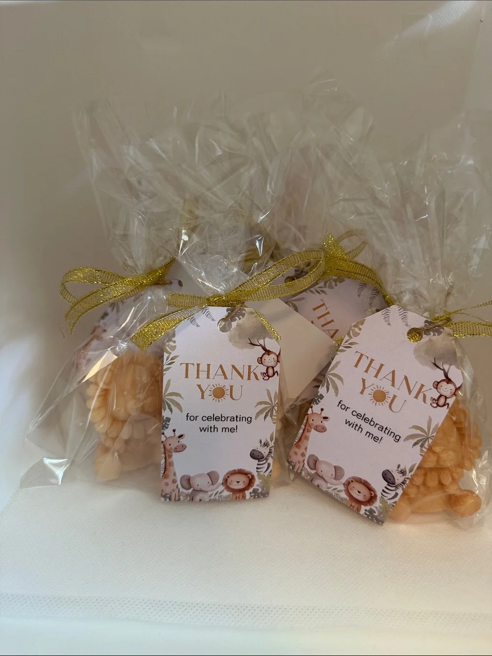 Cream Lion Shaped Party Favor Soap - Decorative Home Party Supplies